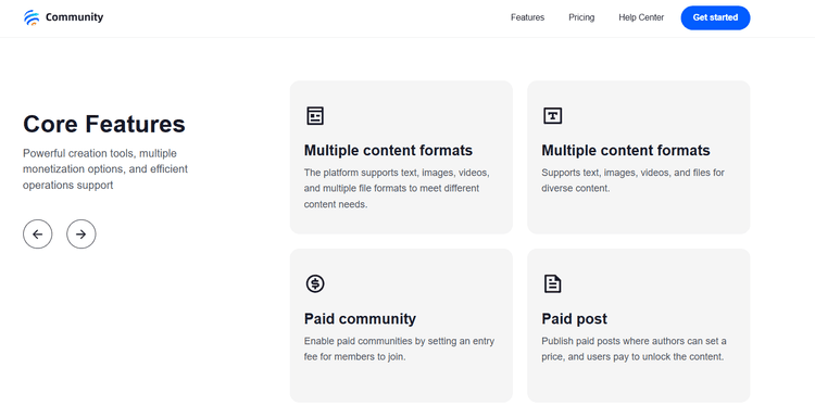 community  user-friendly platforms